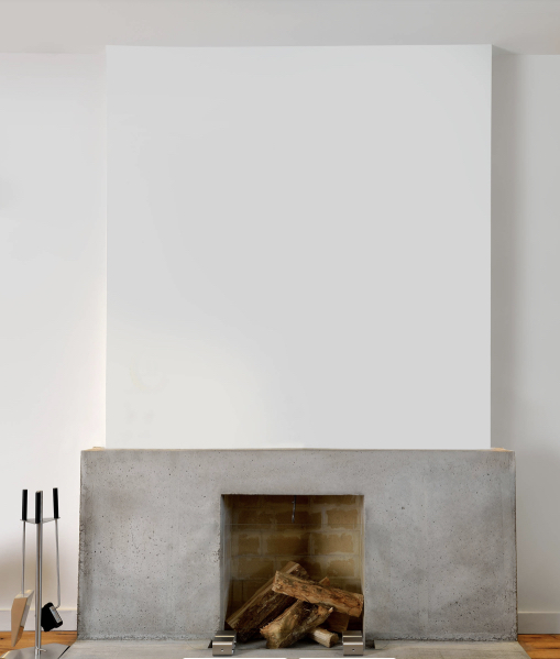 Great minimalist fireplace
